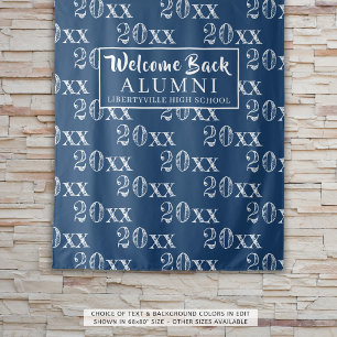 Wiedersehen Year Blue Background Foto Prop Wandteppich