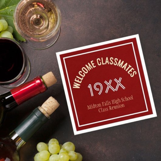 Wiedersehen-Zeit! Custom Class Wiedersehen Napkins Serviette