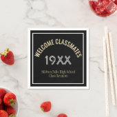 Wiedersehen-Zeit! Custom Class Wiedersehen Napkins Serviette (Beispiel)