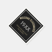 Wiedersehen-Zeit! Custom Class Wiedersehen Napkins Serviette (Ecke)