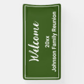 Wiedersehen zu den Grün- und Weißnamen Banner (Vertikal)