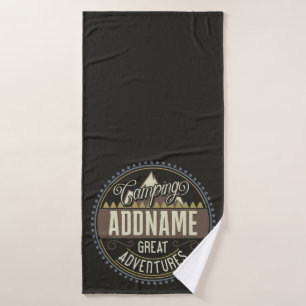 Wiedersehen zum Camping "Camp Trip Family" mit ben Badhandtuch Set