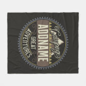 Wiedersehen zum Camping "Camp Trip Family" mit ben Fleecedecke (Vorderseite (Horizontal))