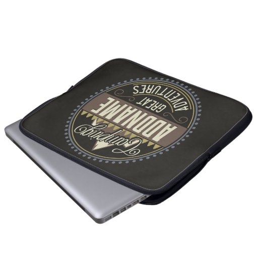 Wiedersehen zum Camping "Camp Trip Family" mit ben Laptopschutzhülle (Vorne Knopf)