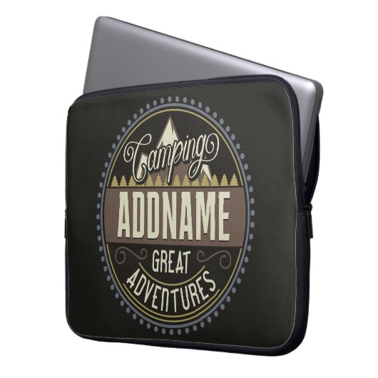 Wiedersehen zum Camping "Camp Trip Family" mit ben Laptopschutzhülle (Vorderseite Links)