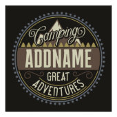 Wiedersehen zum Camping "Camp Trip Family" mit ben Poster (Vorderseite)