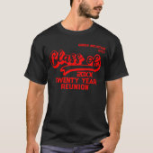 Wiedersehen zum Retro-Name Datum Klasse-Stapel T-Shirt (Vorderseite)