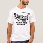 Wiedersehen zum Retro-Name Datum Klasse-Stapel T-Shirt (Vorderseite)