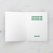 Wiedersehen zur Grußkartenvorlagenklasse Karte (Innenseite)