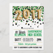 Wiedersehen zur Uni der Hochschule 2011 Einladung (Vorne/Hinten)