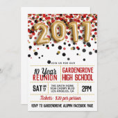 Wiedersehen zur Uni der Hochschule 2011 Einladung (Vorne/Hinten)