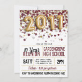 Wiedersehen zur Uni der Hochschule 2011 Einladung (Vorderseite)