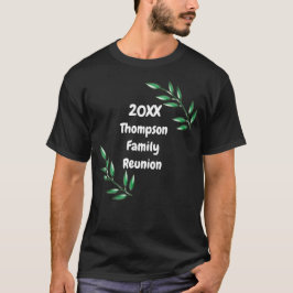 Wiedersehen-Zweige-Blätter der Familie halten T-Shirt