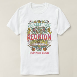 Wiedersehensband Retro 70er Konzert Logo Maßgeschn T-Shirt