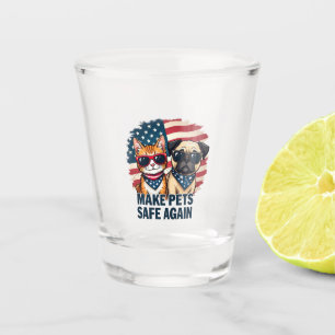 Wiederum für die Sicherheit von Haustieren bei der Schnapsglas