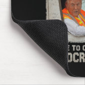Wiederum großen Müll für Trump 2024 Mousepad (Ecke)