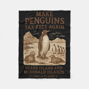Wiederum Steuerfrei für Pinguin - Resist Penguins Fleecedecke