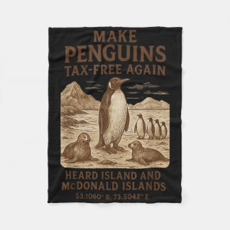 Wiederum Steuerfrei für Pinguin - Resist Penguins  Fleecedecke