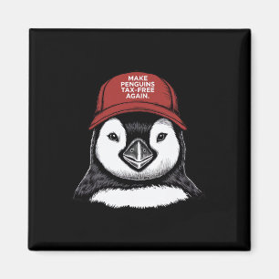 Wiederum Steuerfrei für Pinguin - Resist Penguins Magnet