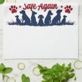 Wiederum Trump-Wahlen für Hunde Geschirrtuch (Gefaltet)