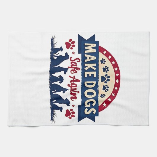 Wiederum Trump-Wahlen für Hunde Geschirrtuch (Horizontal)