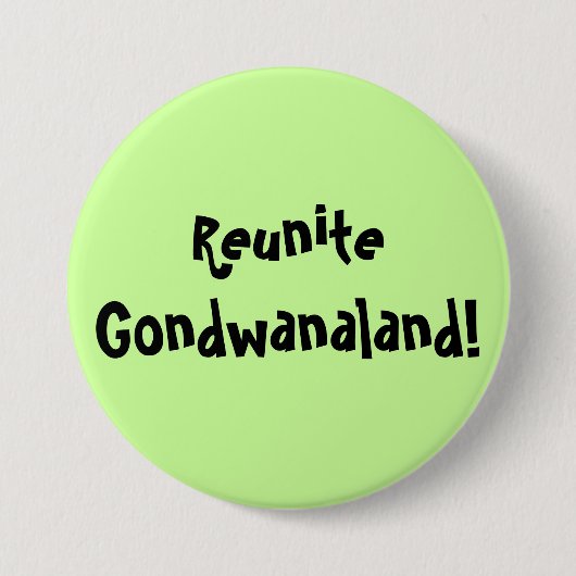 Wiedervereinigen Sie sich Gondwanaland 1 Knopf Button (Vorderseite)