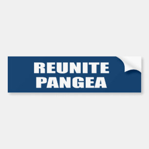 WIEDERVEREINIGEN SIE SICH PANGEA AUTOAUFKLEBER