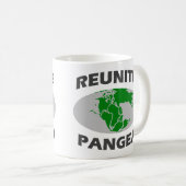 Wiedervereinigen Sie sich Pangea Kaffeetasse (VorderseiteRechts)