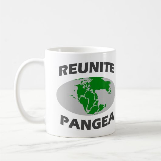 Wiedervereinigen Sie sich Pangea Kaffeetasse (Links)