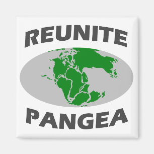 Wiedervereinigen Sie sich Pangea Magnet