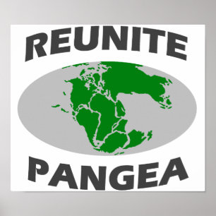 Wiedervereinigen Sie sich Pangea Poster
