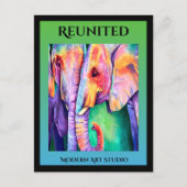 wiedervereinigt postkarte (Vorderseite)