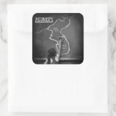 Wiedervereinigung - DMZ/38-Aufkleber Quadratischer Aufkleber (Tasche)