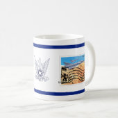 Wiedervereinigung in Jerusalem 50 Jahre Kaffeetasse (VorderseiteRechts)