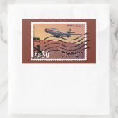 Wiedervereinigung in Jerusalem 50 Jahre Rechteckiger Aufkleber (Tasche)