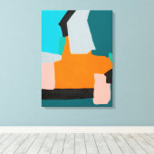 Wiedervereinigung Leinwanddruck (Insitu (Holzboden))