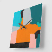 Wiedervereinigung Quadratische Wanduhr (Winkel)