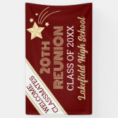 Wiedervereinigung! Wiedersehen Banner der 20-jähri (Vertikal)