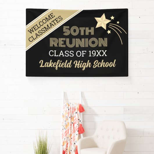 Wiedervereinigung! Wiedersehen Banner der 50-jähri (InSitu)