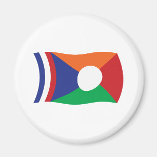 Wiedervereinigungs-Flaggenmagnet Magnet