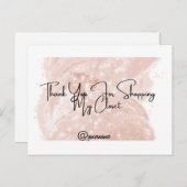 Wiederverkäufer danken Ihnen für Ihr individualisi Postkarte (Vorne/Hinten)