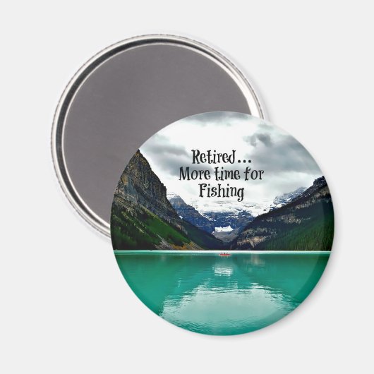 Wiederverknallt...Mehr Zeit für den Fischfang Magnet (Vorderseite/Rückseite)