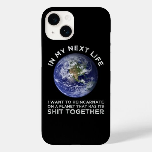 Wiederverkörperung auf einem Planeten, der seinen Case-Mate iPhone Hülle (Rückseite)