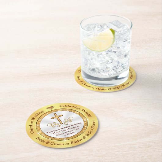 Wiederverwendbar auf verfügbare, benutzerdefiniert runder pappuntersetzer (Vor Ort)