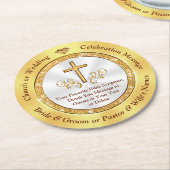 Wiederverwendbar auf verfügbare, benutzerdefiniert runder pappuntersetzer (Angewinkelt)