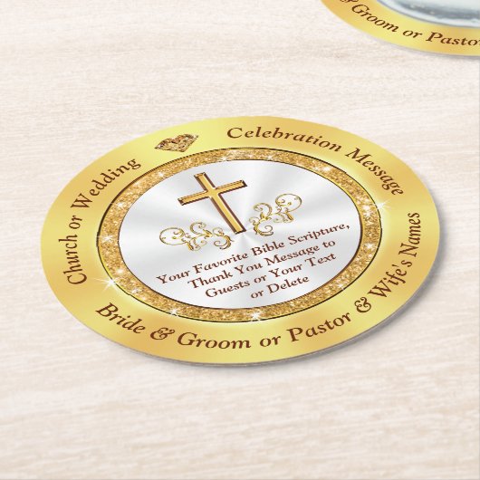 Wiederverwendbar auf verfügbare, benutzerdefiniert runder pappuntersetzer (Angewinkelt)