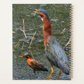 Wiederverwendbare Einkaufstasche Green Heron Planer (Rückseite)