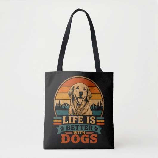 Wiederverwendbare Einkaufstasche Retriever Tasche (Vorderseite)