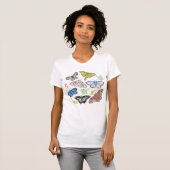 Wiederverwendbare Einkaufstasche T-Shirt (Vorne ganz)
