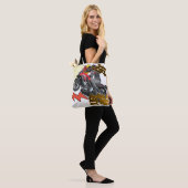 Wiederverwendbare Einkaufstasche Tasche (Am Model)
